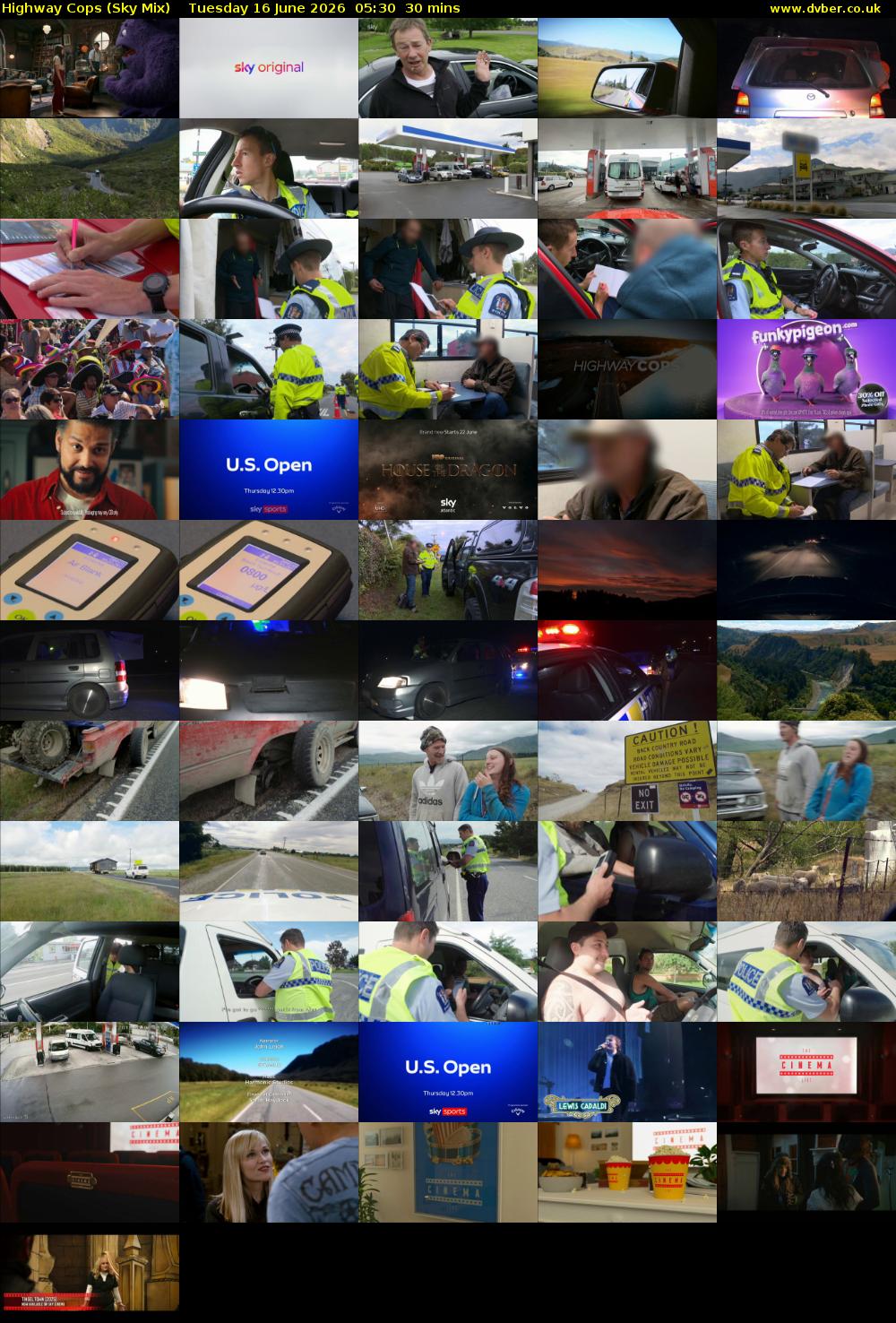 Highway Cops (Sky Mix) Tuesday 16 June 2026 05:30 - 06:00