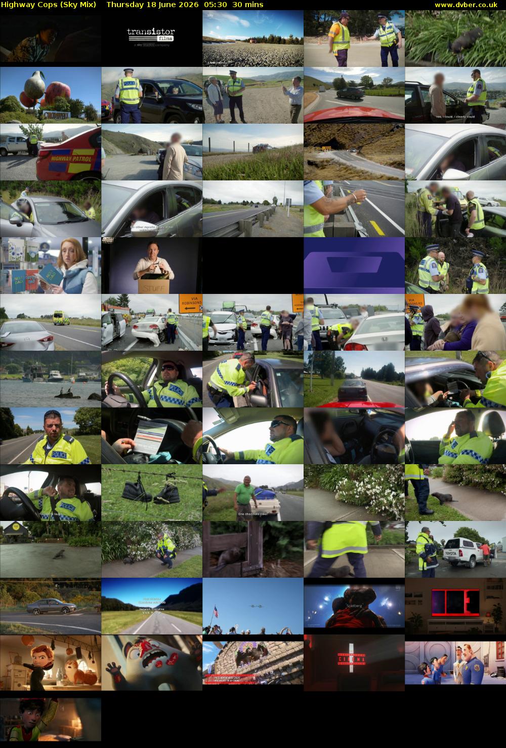 Highway Cops (Sky Mix) Thursday 18 June 2026 05:30 - 06:00