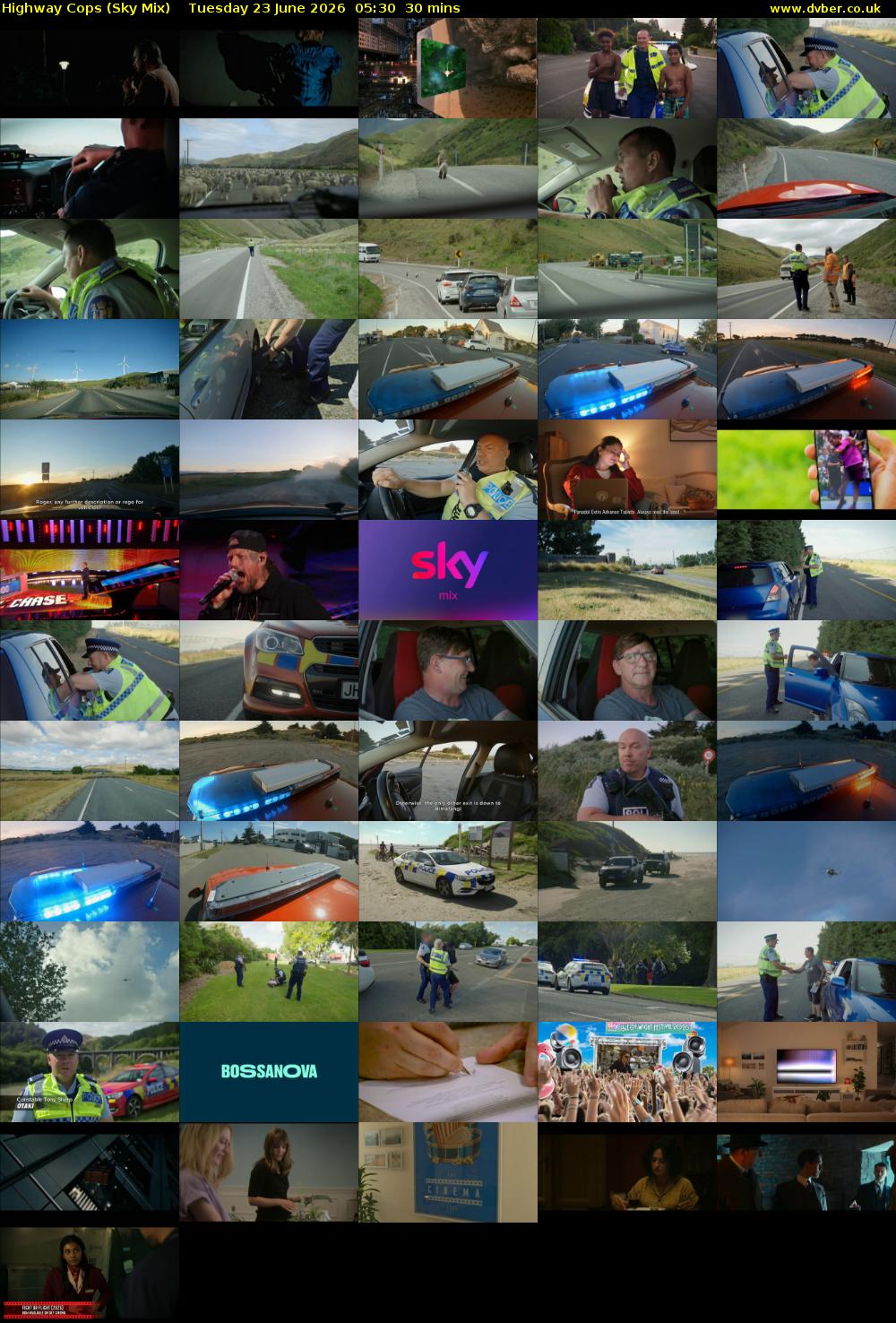 Highway Cops (Sky Mix) Tuesday 23 June 2026 05:30 - 06:00