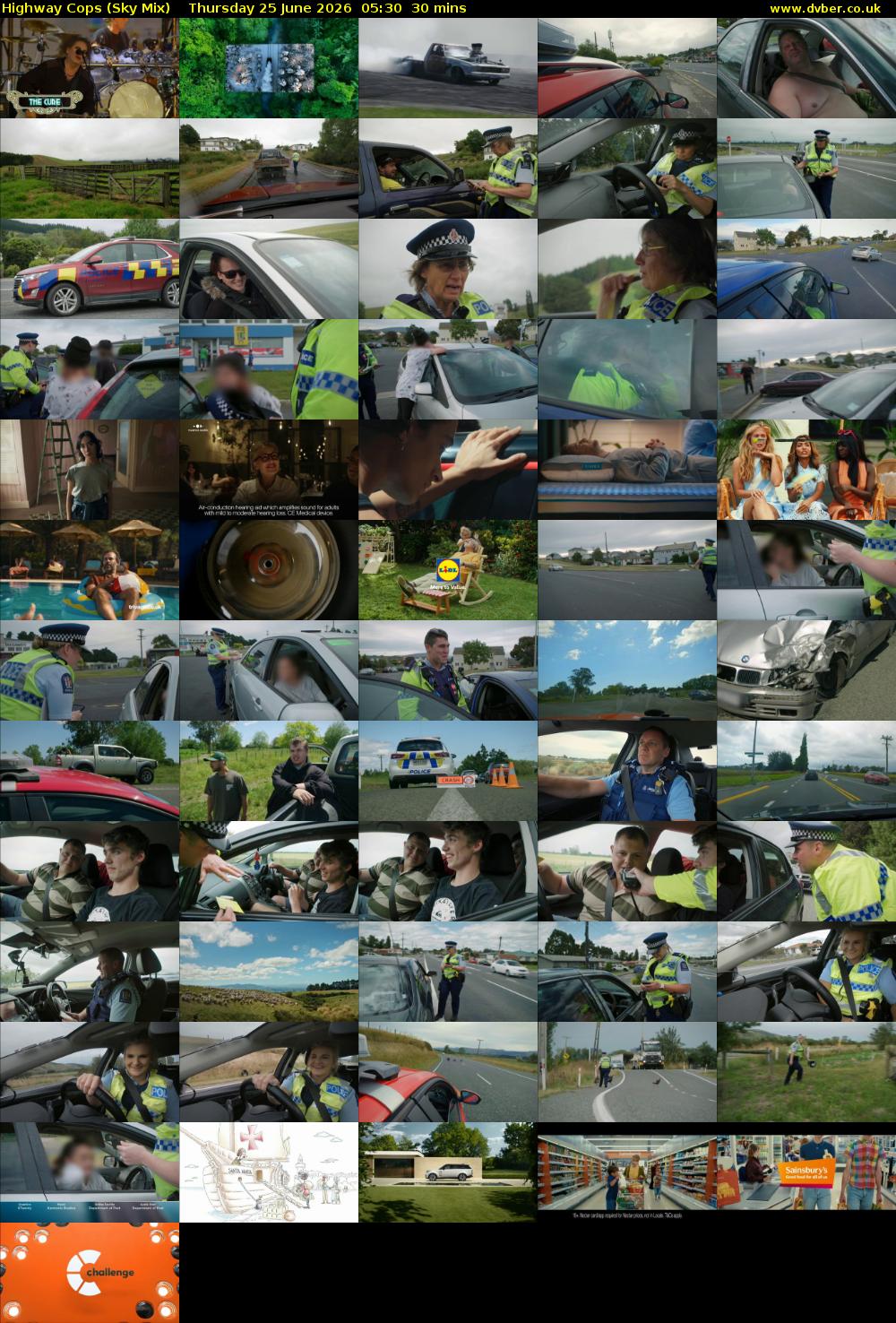 Highway Cops (Sky Mix) Thursday 25 June 2026 05:30 - 06:00