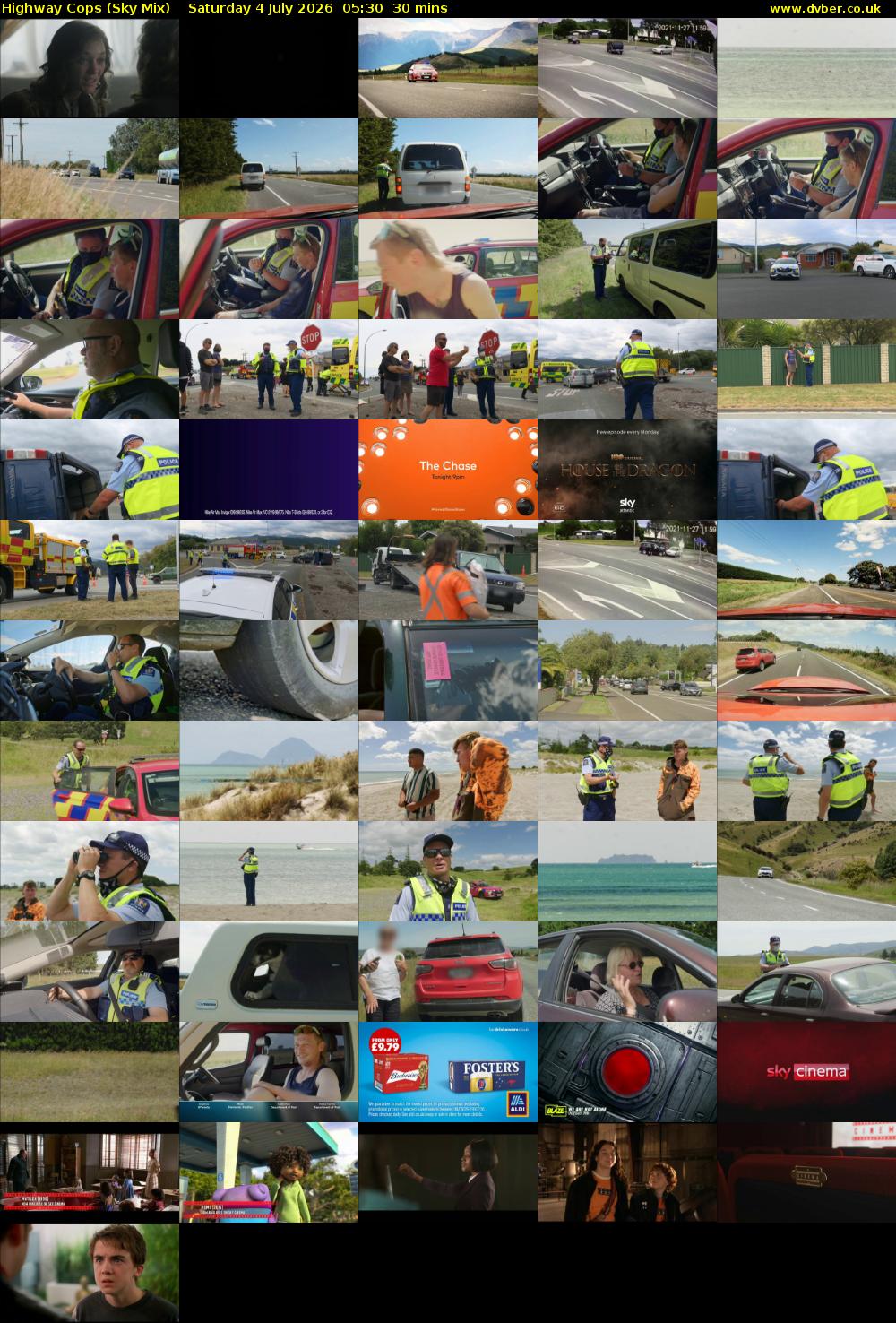 Highway Cops (Sky Mix) Saturday 4 July 2026 05:30 - 06:00