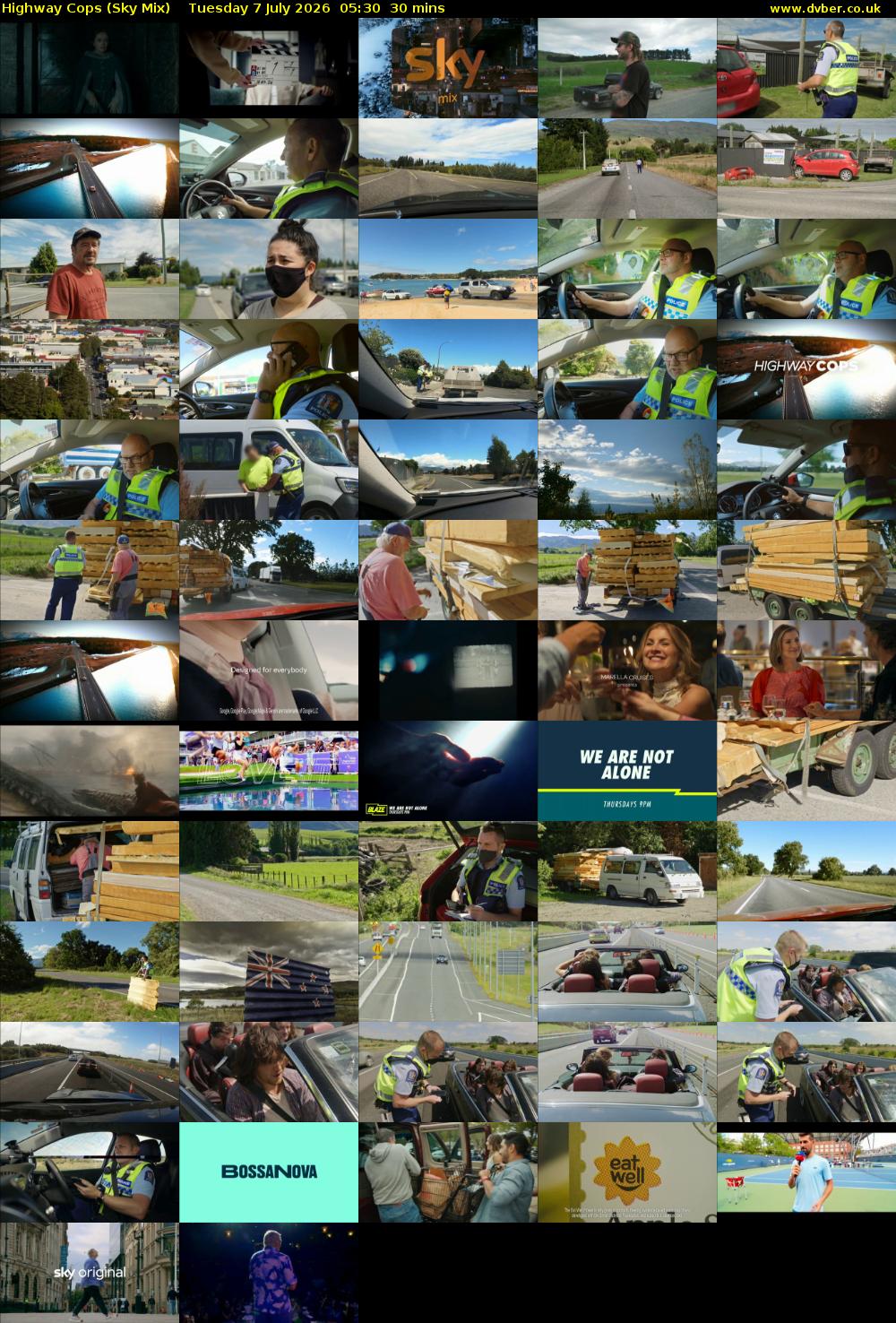Highway Cops (Sky Mix) Tuesday 7 July 2026 05:30 - 06:00