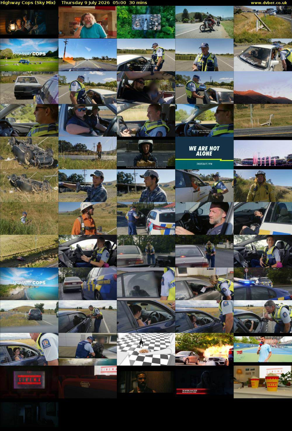 Highway Cops (Sky Mix) Thursday 9 July 2026 05:00 - 05:30