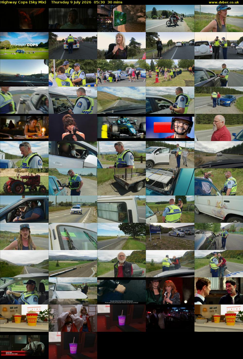 Highway Cops (Sky Mix) Thursday 9 July 2026 05:30 - 06:00