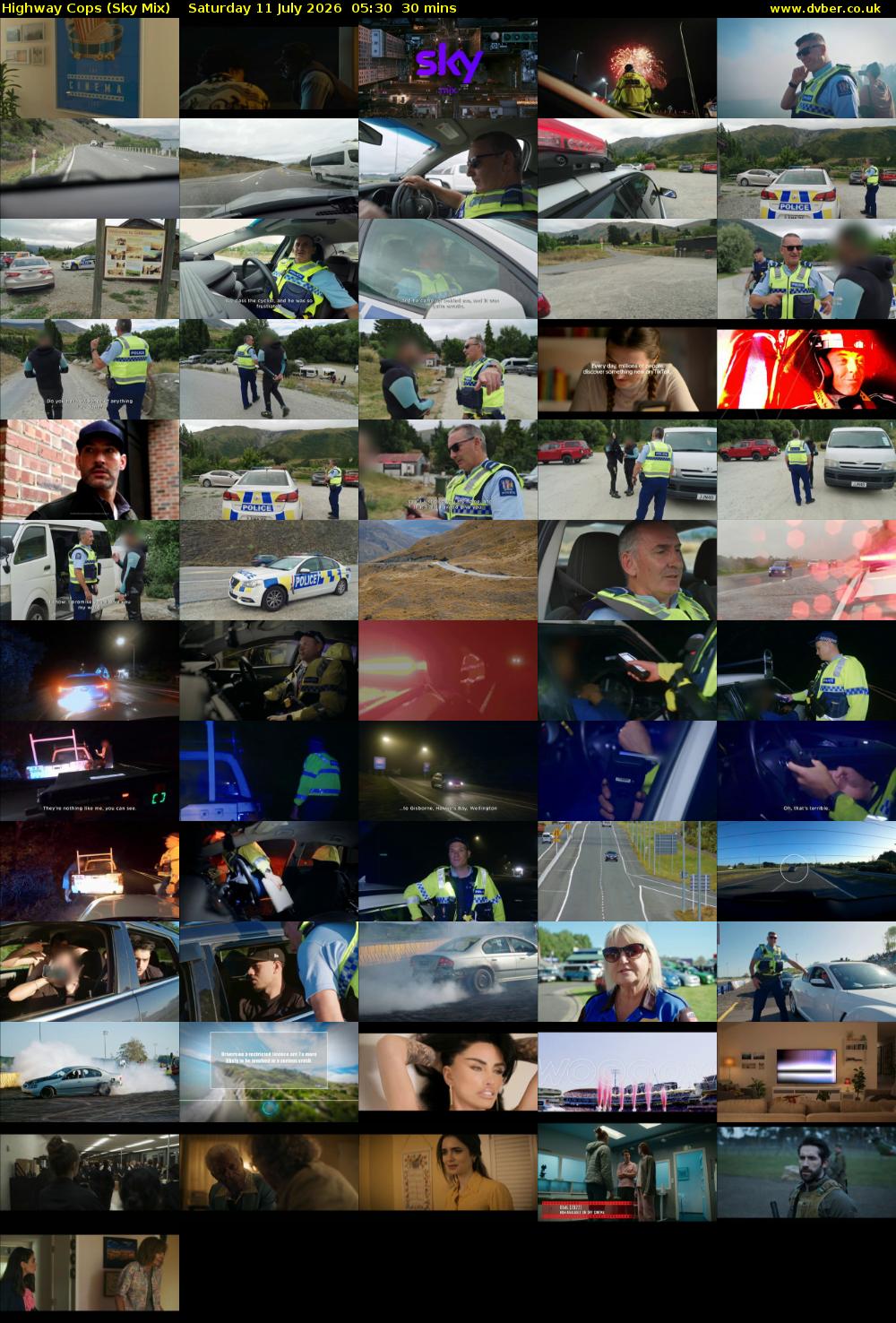 Highway Cops (Sky Mix) Saturday 11 July 2026 05:30 - 06:00