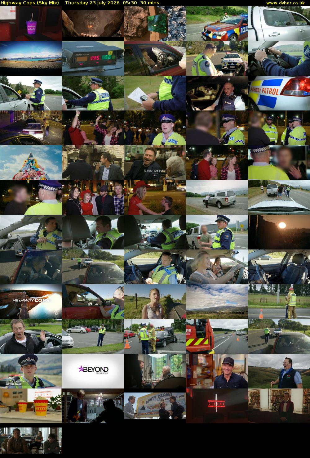 Highway Cops (Sky Mix) Thursday 23 July 2026 05:30 - 06:00