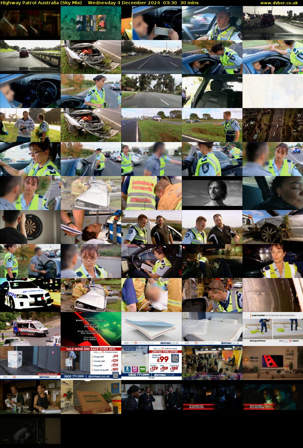 Highway Patrol Australia (Sky Mix) Wednesday 4 December 2024 03:30 - 04:00