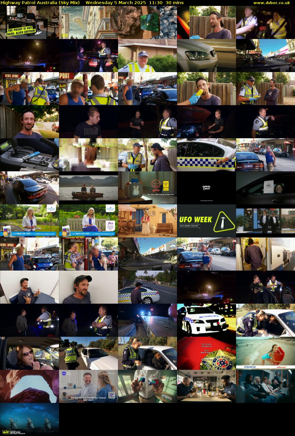 Highway Patrol Australia (Sky Mix) Wednesday 5 March 2025 11:30 - 12:00