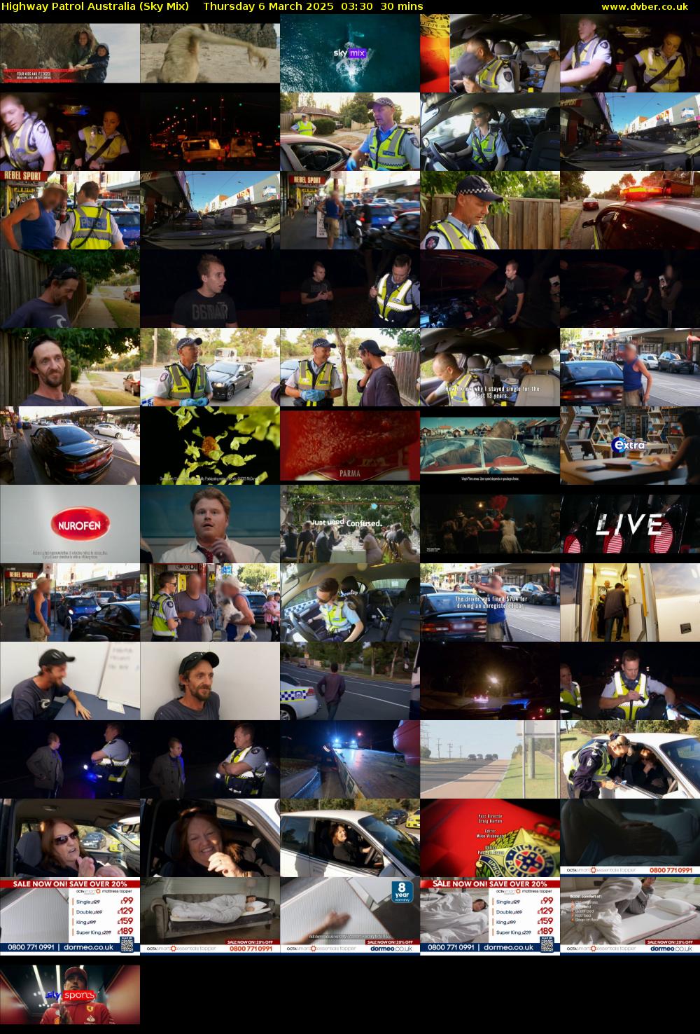 Highway Patrol Australia (Sky Mix) Thursday 6 March 2025 03:30 - 04:00