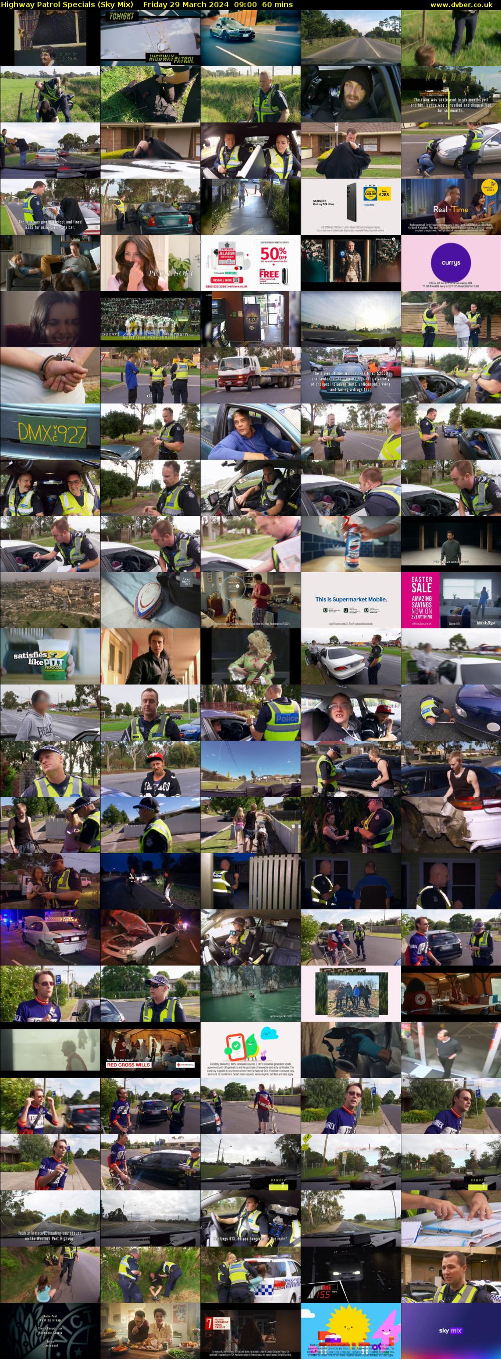 Highway Patrol Specials (Sky Mix) Friday 29 March 2024 09:00 - 10:00