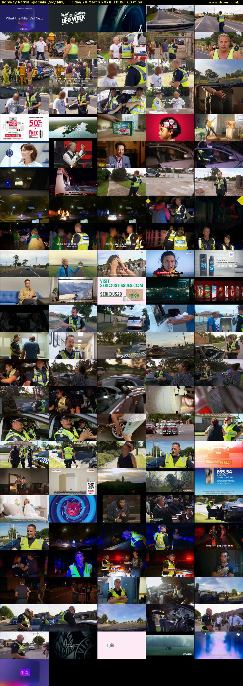 Highway Patrol Specials (Sky Mix) Friday 29 March 2024 10:00 - 11:00
