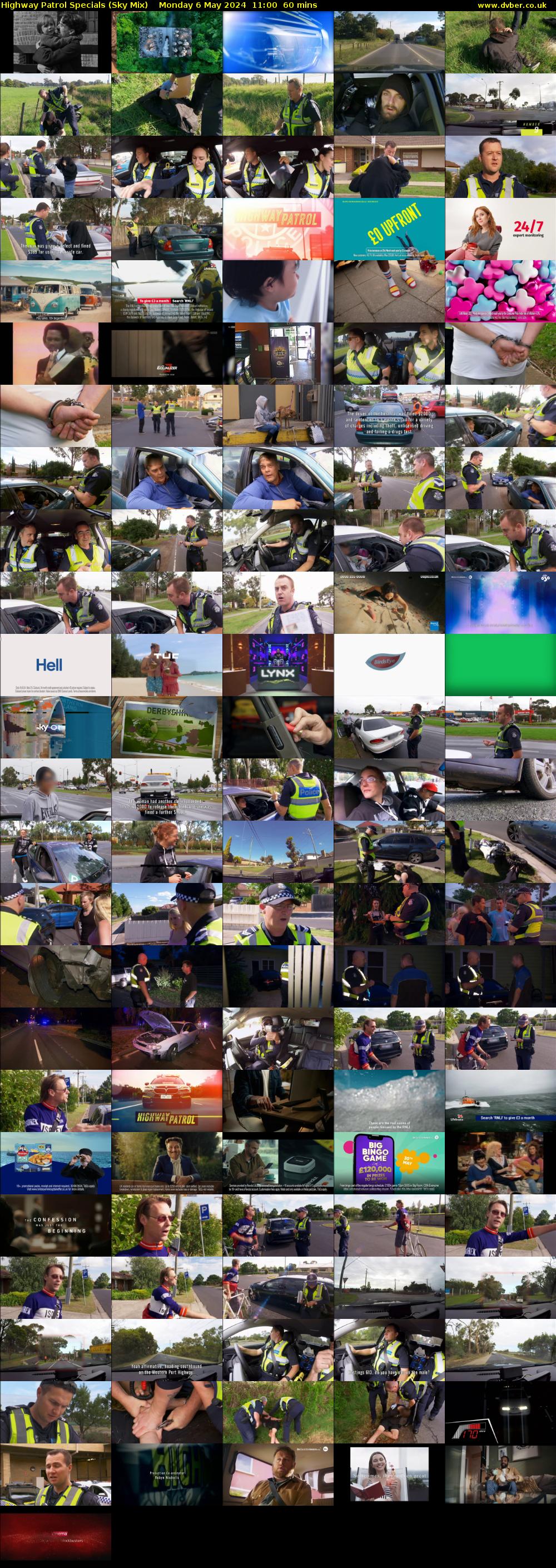 Highway Patrol Specials (Sky Mix) Monday 6 May 2024 11:00 - 12:00
