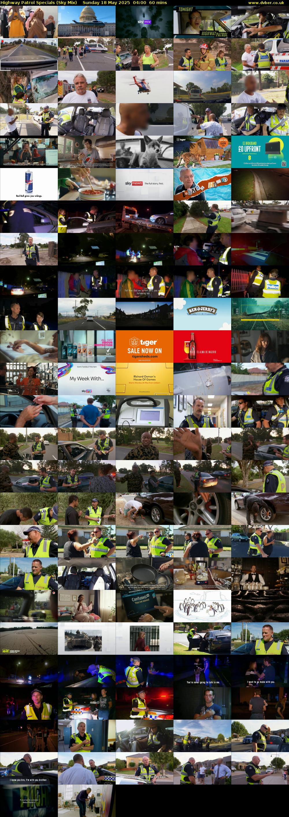 Highway Patrol Specials (Sky Mix) Sunday 18 May 2025 04:00 - 05:00