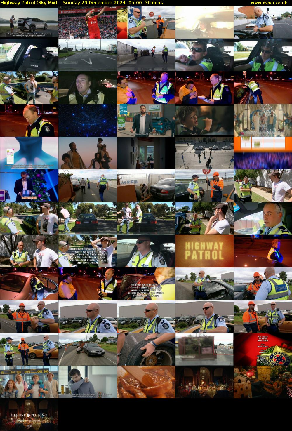 Highway Patrol (Sky Mix) Sunday 29 December 2024 05:00 - 05:30