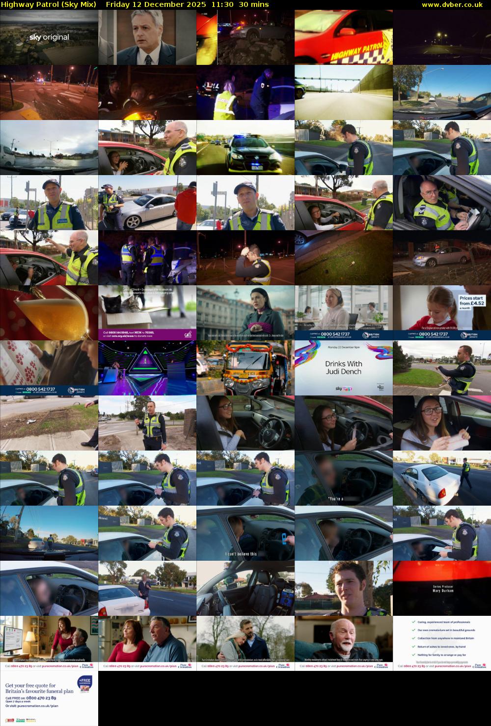 Highway Patrol (Sky Mix) Friday 12 December 2025 11:30 - 12:00