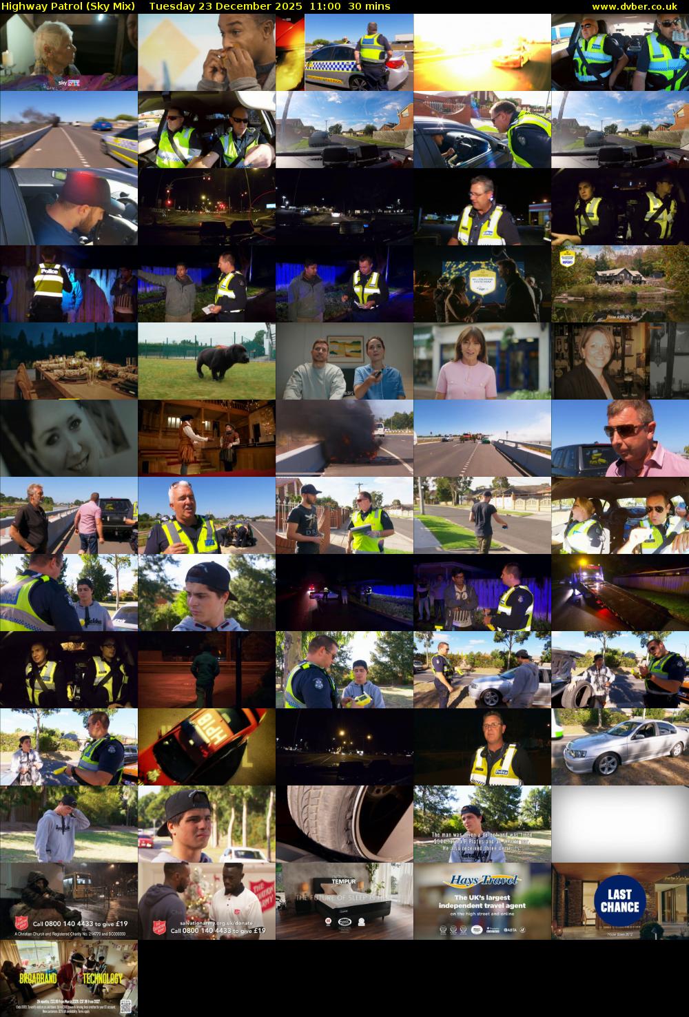 Highway Patrol (Sky Mix) Tuesday 23 December 2025 11:00 - 11:30