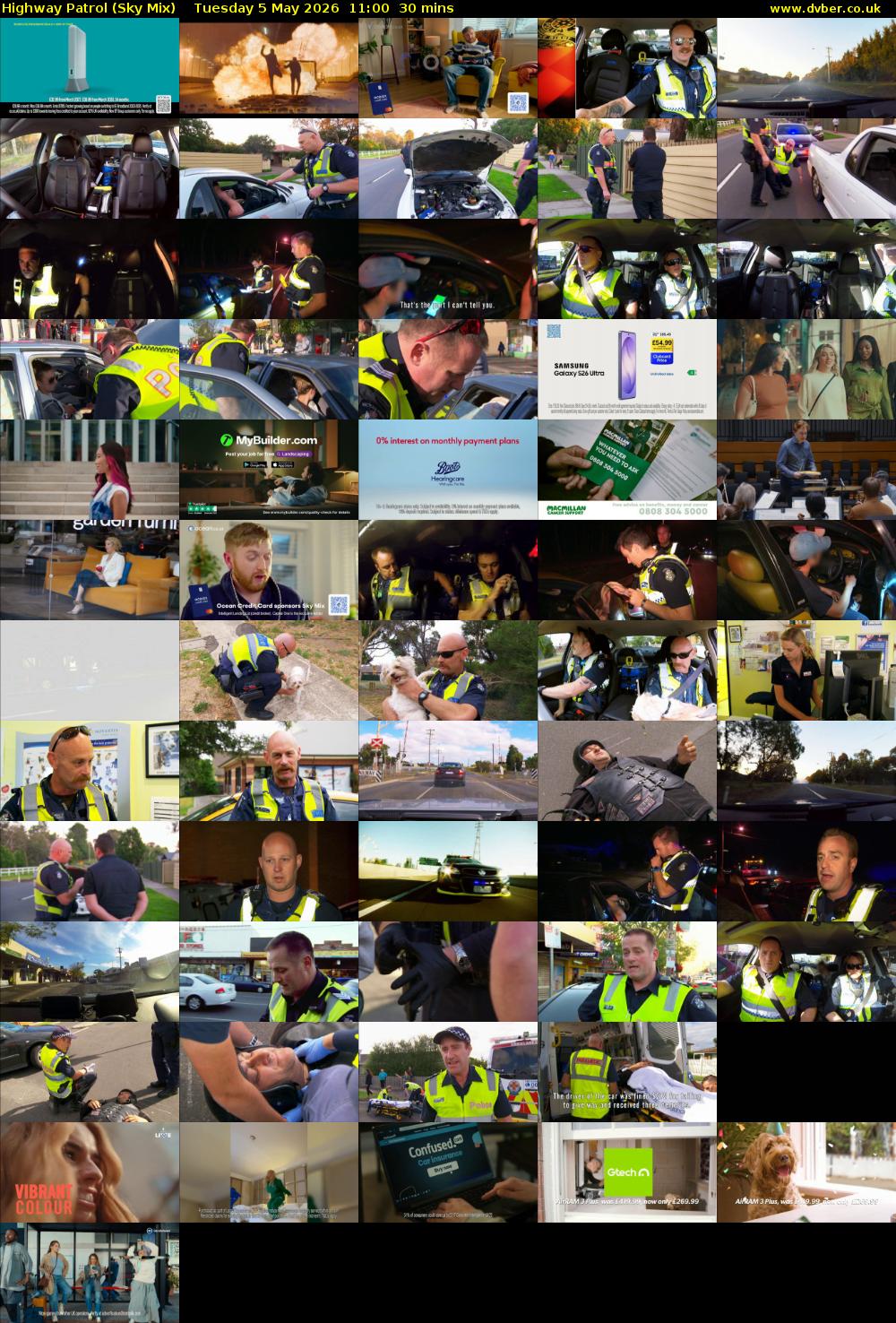 Highway Patrol (Sky Mix) Tuesday 5 May 2026 11:00 - 11:30