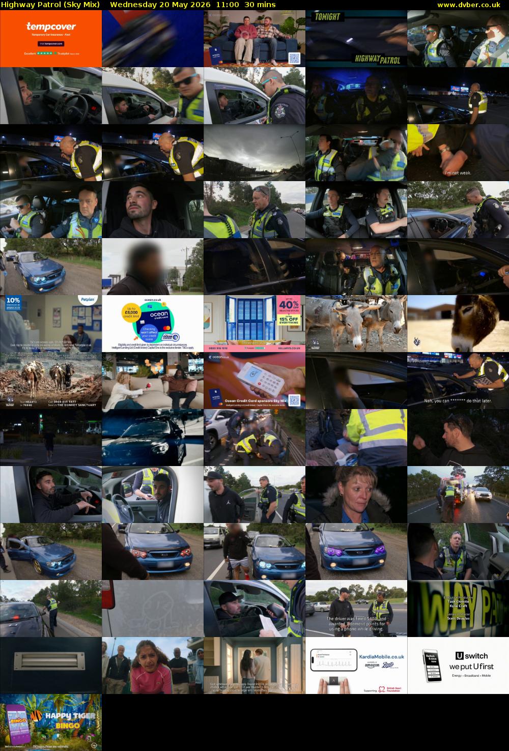 Highway Patrol (Sky Mix) Wednesday 20 May 2026 11:00 - 11:30