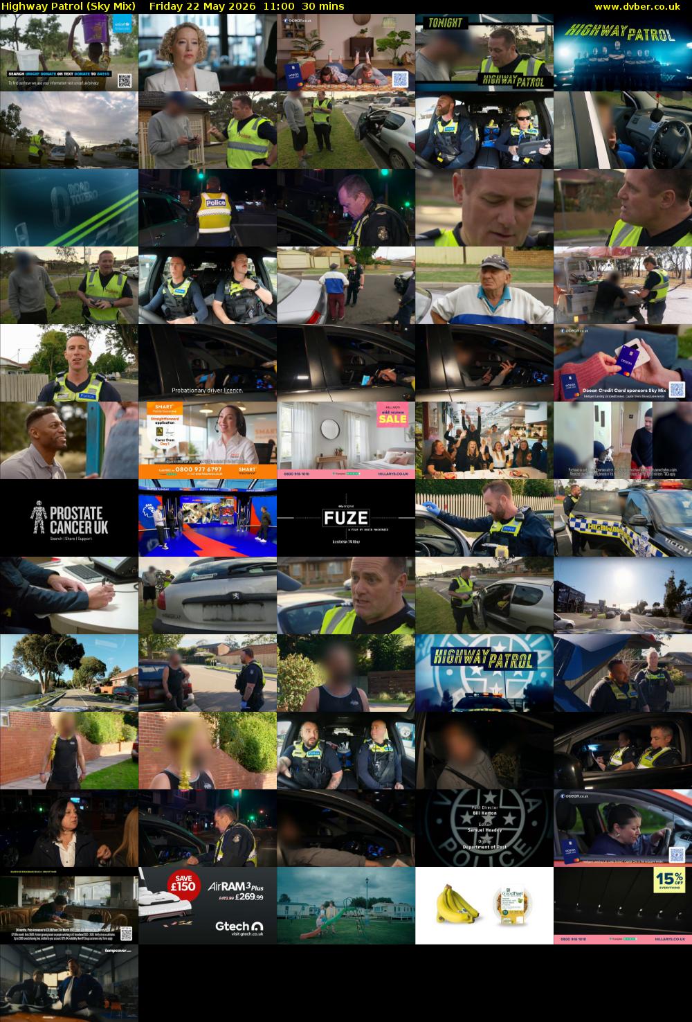 Highway Patrol (Sky Mix) Friday 22 May 2026 11:00 - 11:30