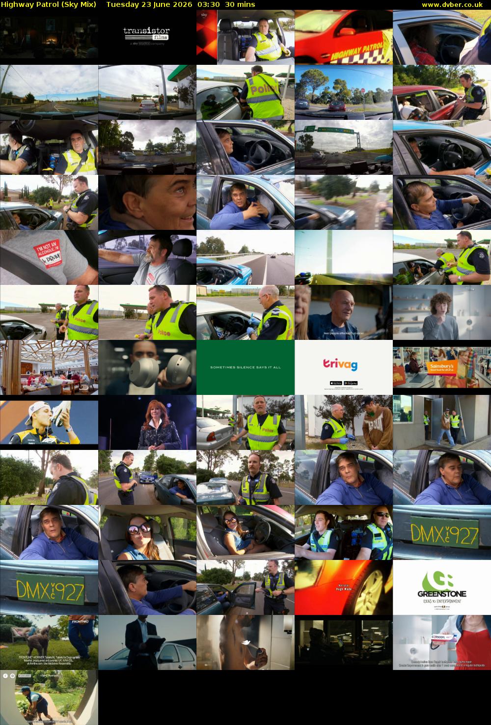 Highway Patrol (Sky Mix) Tuesday 23 June 2026 03:30 - 04:00