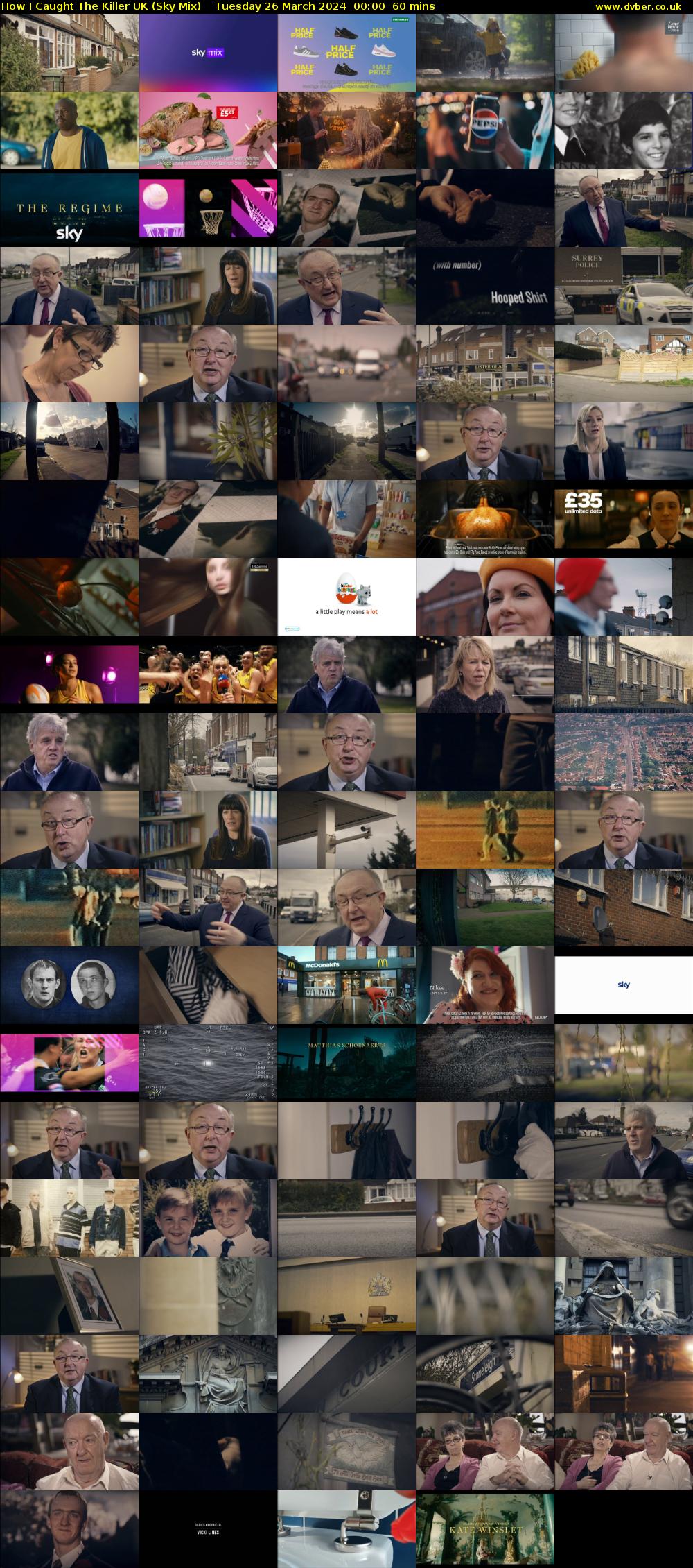 How I Caught The Killer UK (Sky Mix) Tuesday 26 March 2024 00:00 - 01:00