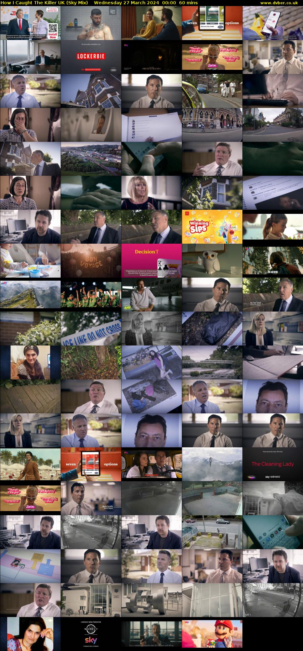How I Caught The Killer UK (Sky Mix) Wednesday 27 March 2024 00:00 - 01:00