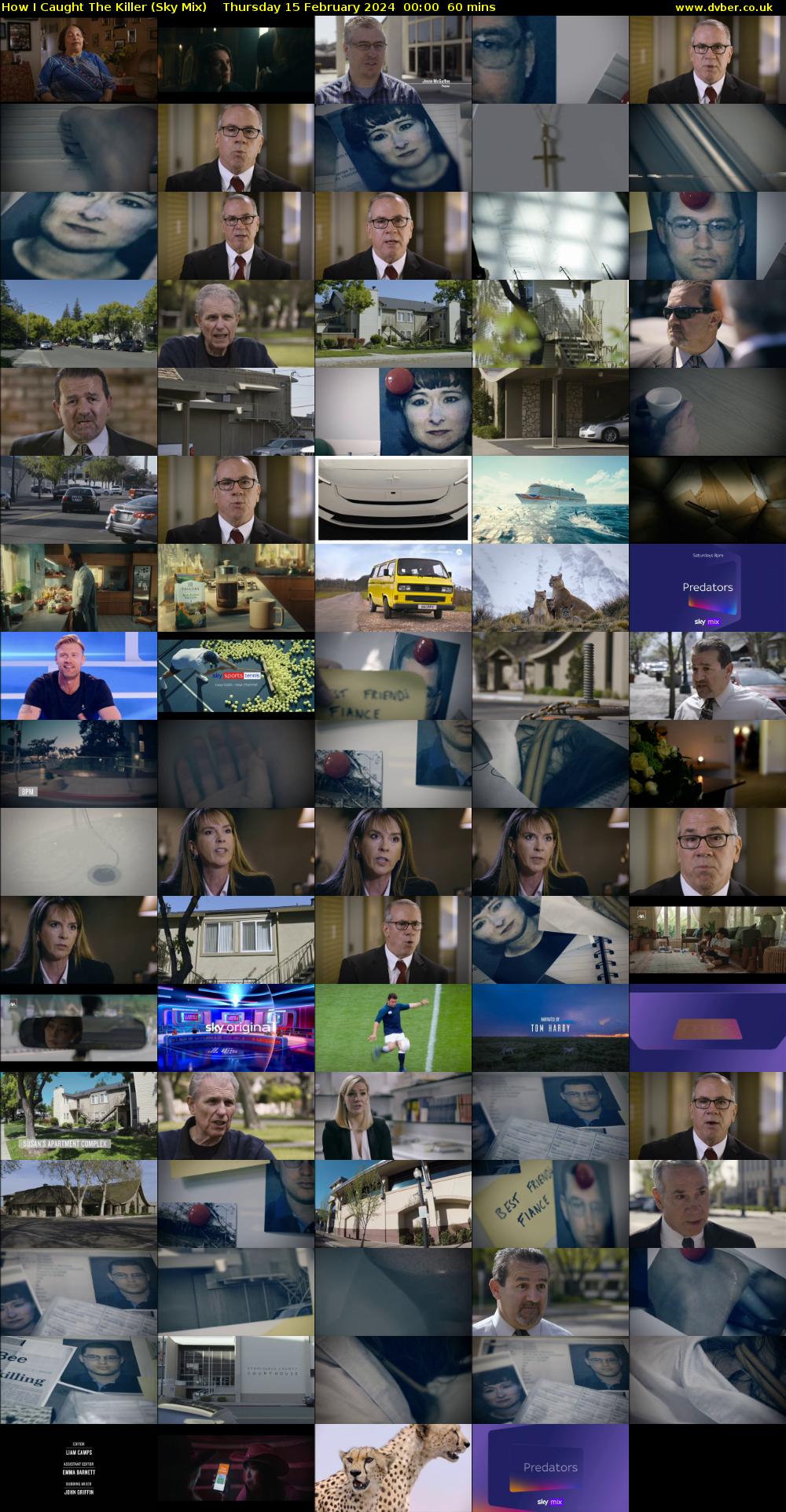 How I Caught The Killer (Sky Mix) Thursday 15 February 2024 00:00 - 01:00