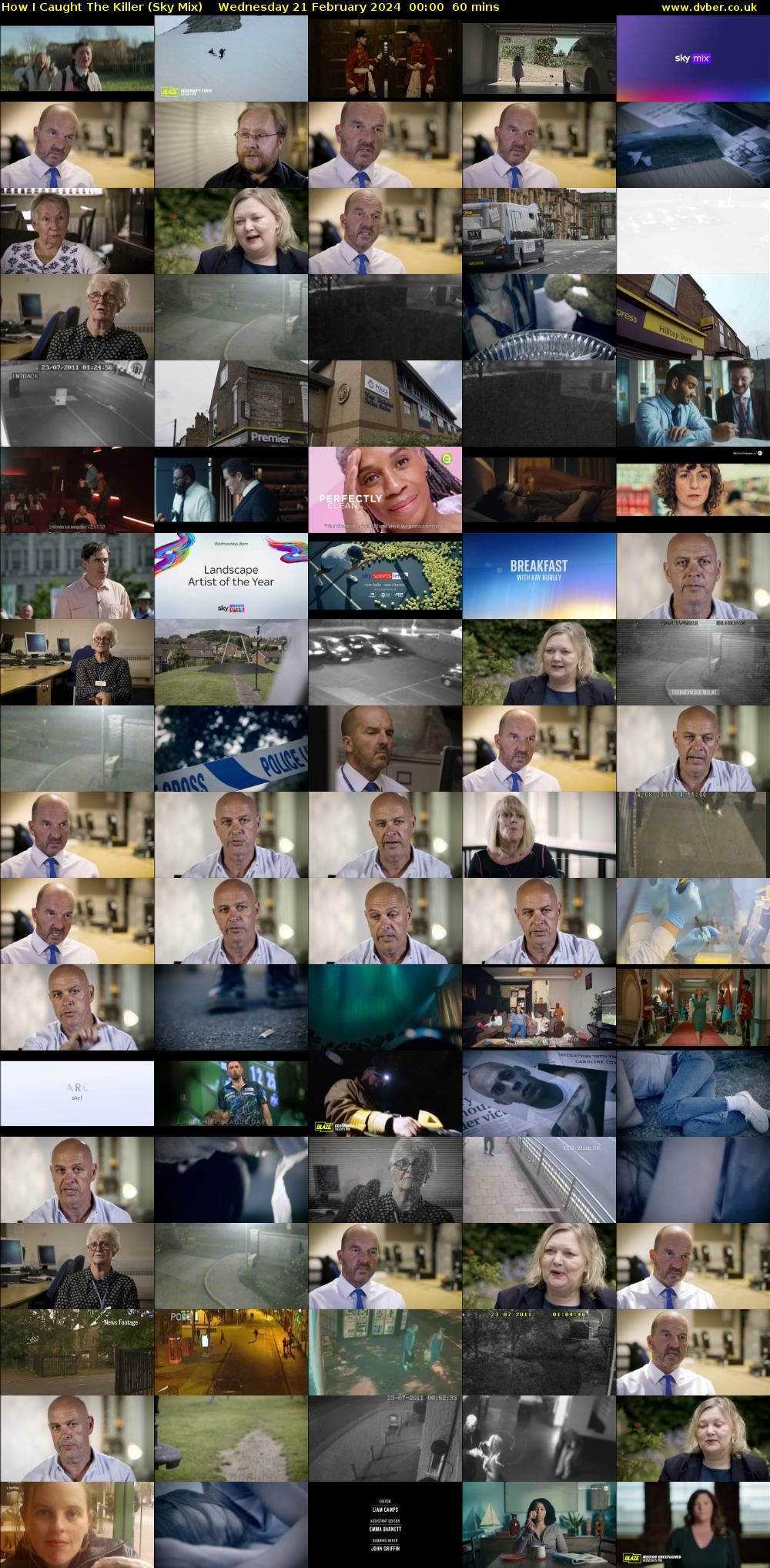 How I Caught The Killer (Sky Mix) Wednesday 21 February 2024 00:00 - 01:00