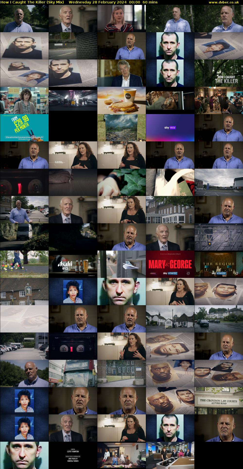 How I Caught The Killer (Sky Mix) Wednesday 28 February 2024 00:00 - 01:00