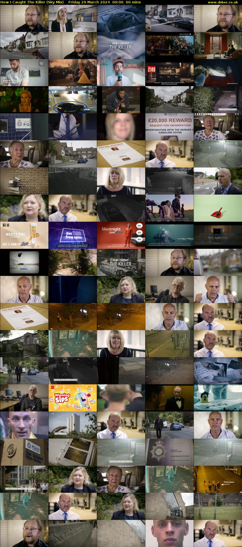 How I Caught The Killer (Sky Mix) Friday 29 March 2024 00:00 - 01:00