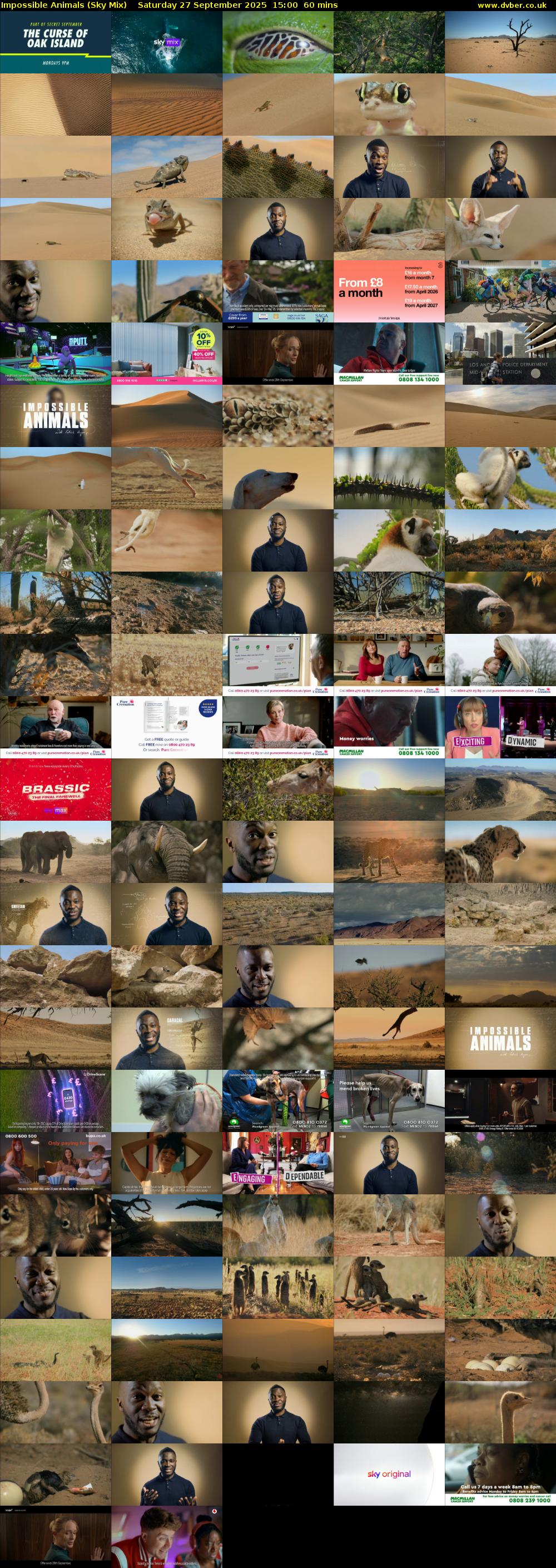Impossible Animals (Sky Mix) Saturday 27 September 2025 15:00 - 16:00