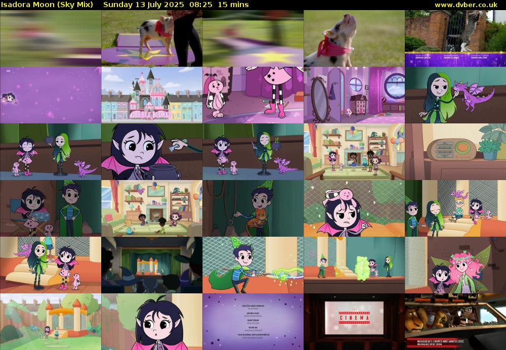 Isadora Moon (Sky Mix) Sunday 13 July 2025 08:25 - 08:40