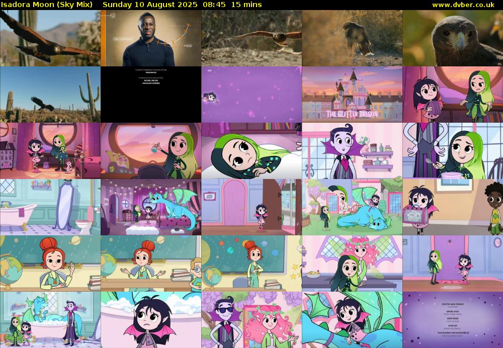Isadora Moon (Sky Mix) Sunday 10 August 2025 08:45 - 09:00