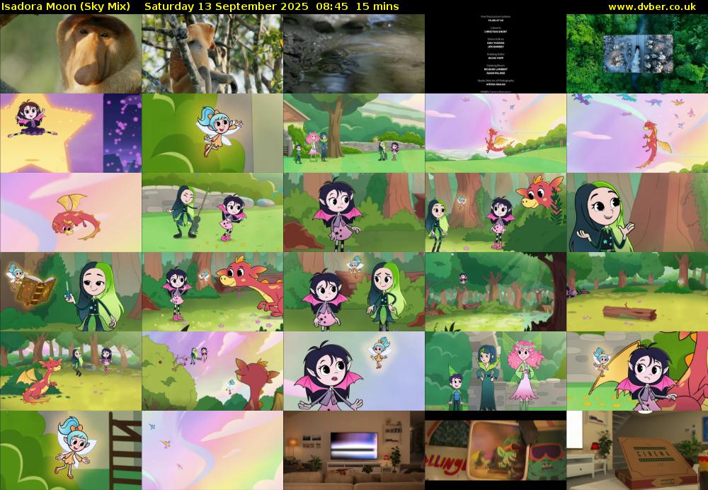 Isadora Moon (Sky Mix) Saturday 13 September 2025 08:45 - 09:00