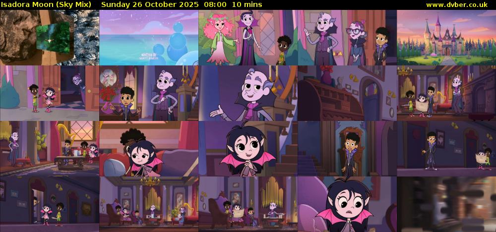 Isadora Moon (Sky Mix) Sunday 26 October 2025 08:00 - 08:10
