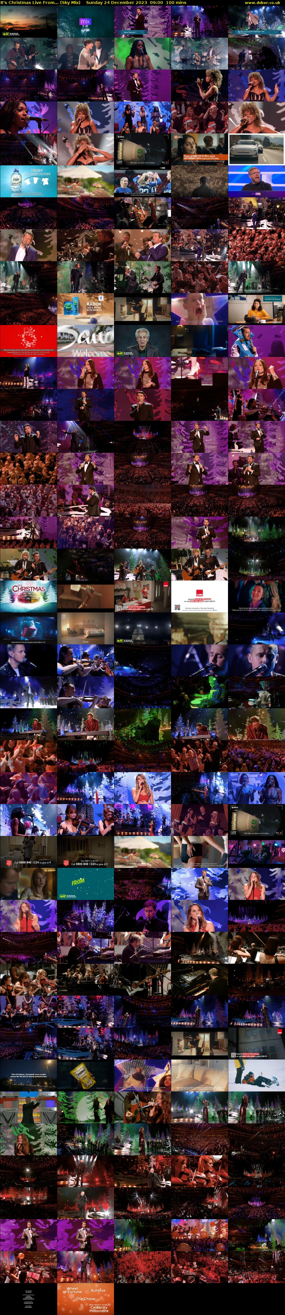 It's Christmas Live From... (Sky Mix) Sunday 24 December 2023 09:00 - 10:40