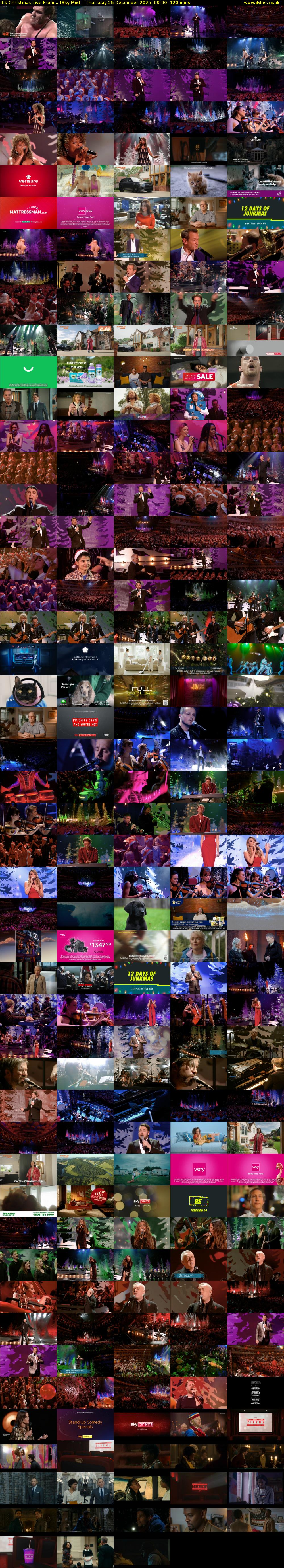 It's Christmas Live From... (Sky Mix) Thursday 25 December 2025 09:00 - 11:00