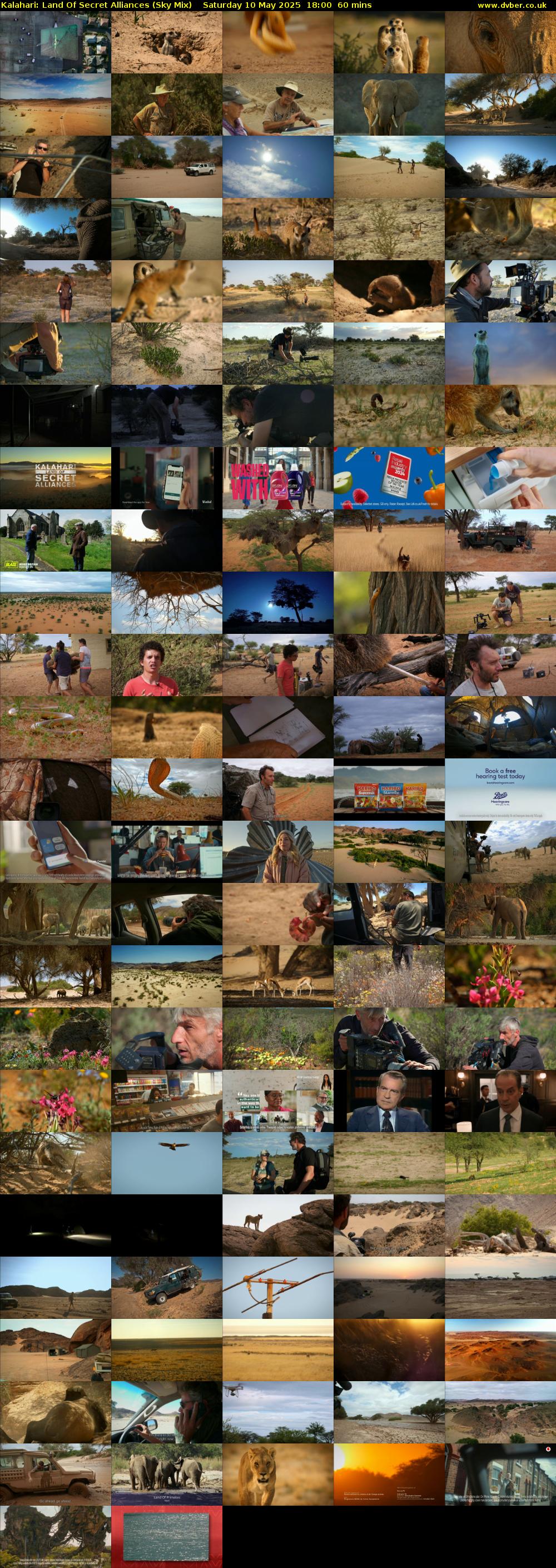 Kalahari: Land Of Secret Alliances (Sky Mix) Saturday 10 May 2025 18:00 - 19:00