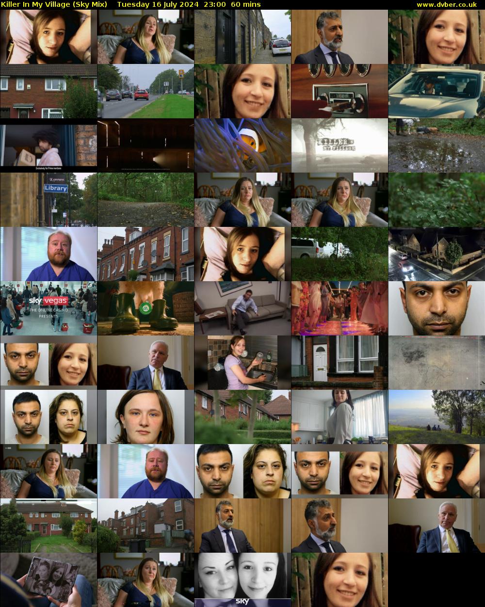 Killer In My Village (Sky Mix) Tuesday 16 July 2024 23:00 - 00:00