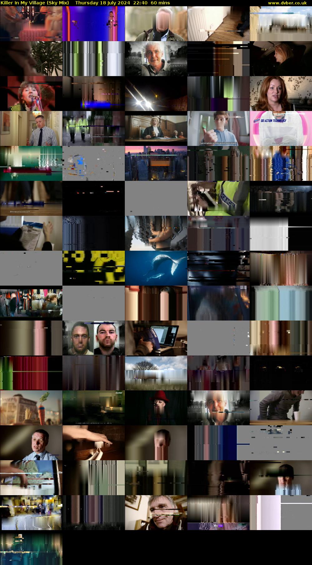 Killer In My Village (Sky Mix) Thursday 18 July 2024 22:40 - 23:40