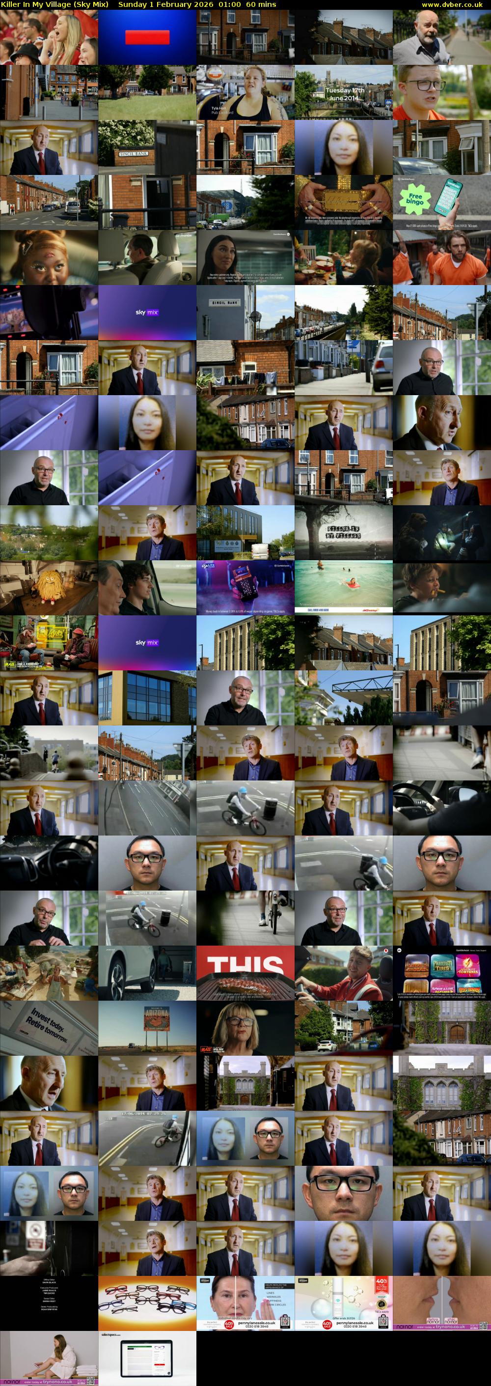 Killer In My Village (Sky Mix) Sunday 1 February 2026 01:00 - 02:00