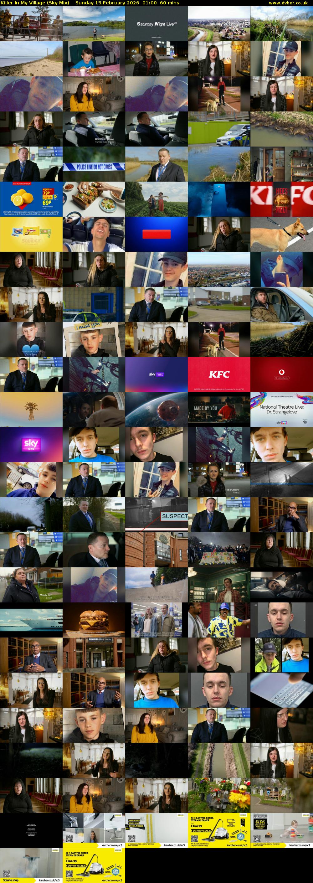 Killer In My Village (Sky Mix) Sunday 15 February 2026 01:00 - 02:00