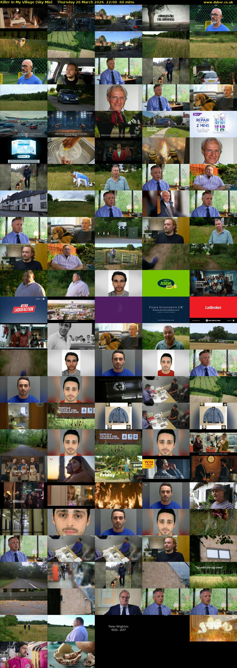 Killer In My Village (Sky Mix) Thursday 26 March 2026 22:00 - 23:00