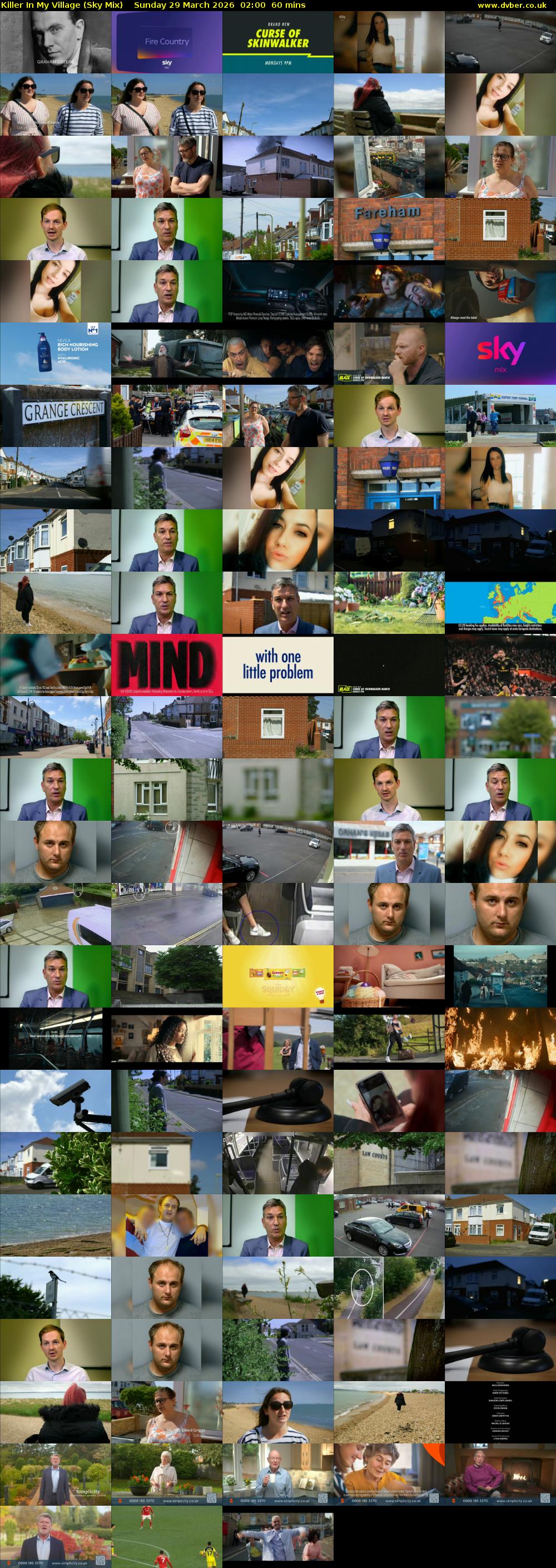 Killer In My Village (Sky Mix) Sunday 29 March 2026 02:00 - 03:00