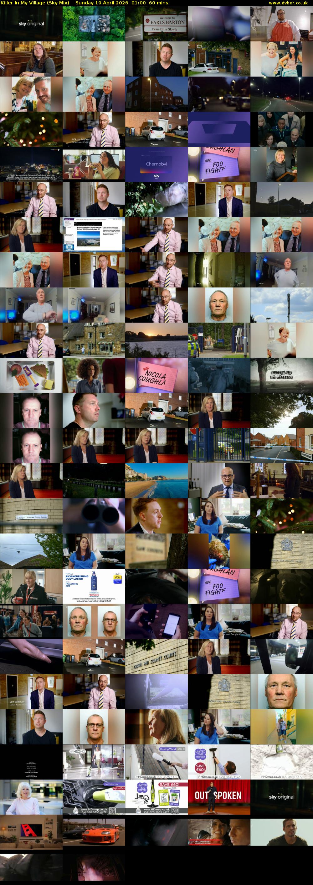 Killer In My Village (Sky Mix) Sunday 19 April 2026 01:00 - 02:00