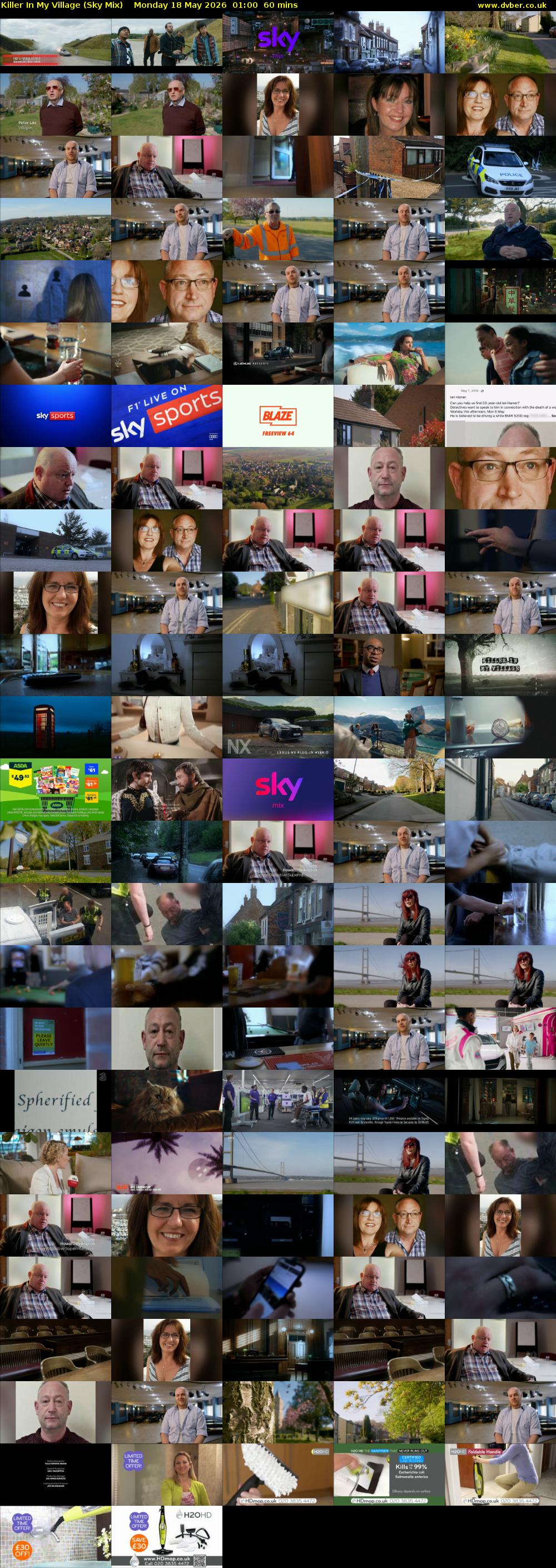Killer In My Village (Sky Mix) Monday 18 May 2026 01:00 - 02:00