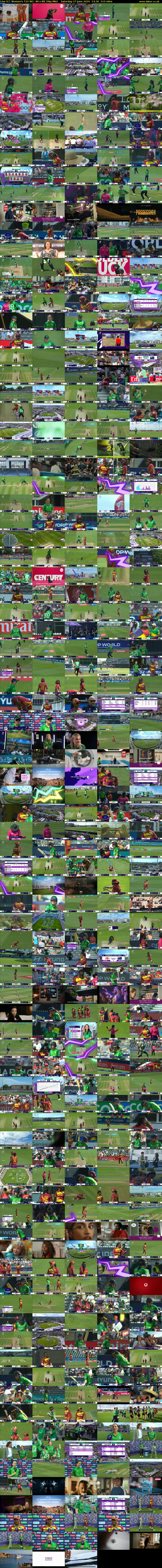 Live ICC Women's T20 WC: WI v IRE (Sky Mix) Saturday 27 June 2026 14:30 - 18:00