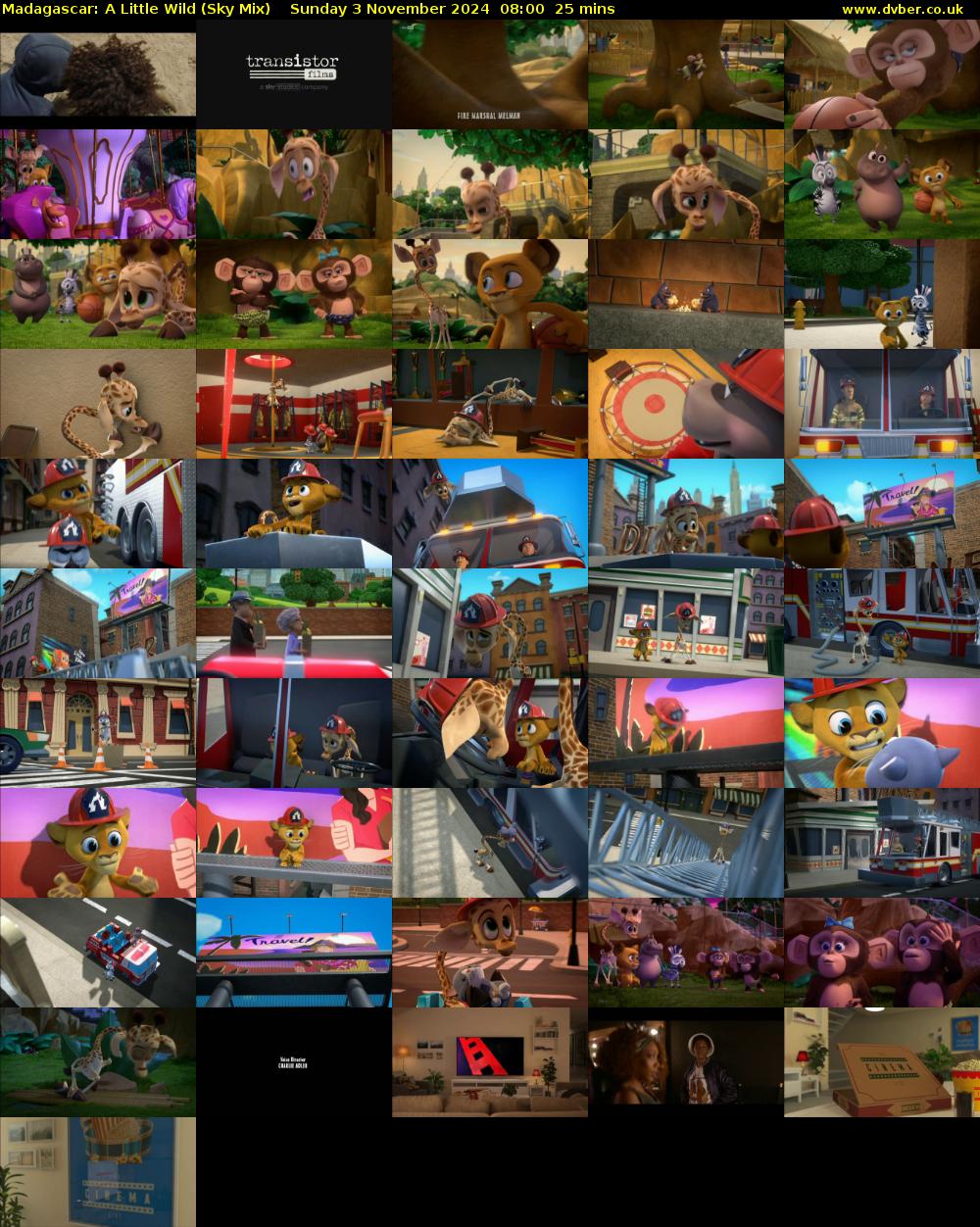 Madagascar: A Little Wild (Sky Mix) Sunday 3 November 2024 08:00 - 08:25