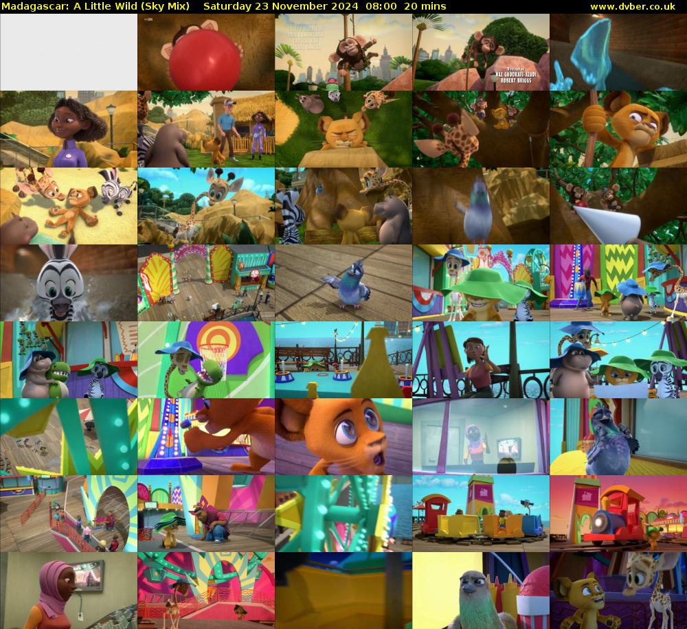 Madagascar: A Little Wild (Sky Mix) Saturday 23 November 2024 08:00 - 08:20