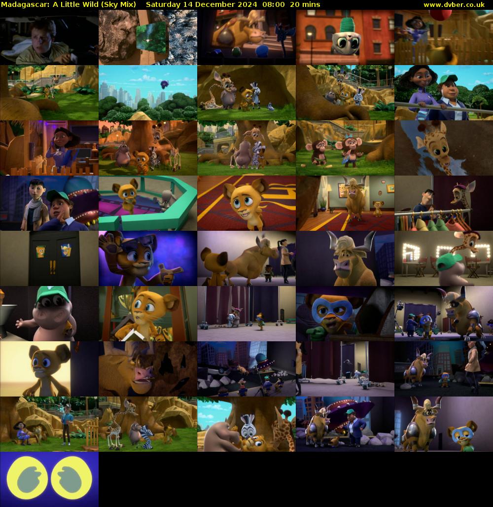 Madagascar: A Little Wild (Sky Mix) Saturday 14 December 2024 08:00 - 08:20